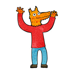 cartoon fox man
