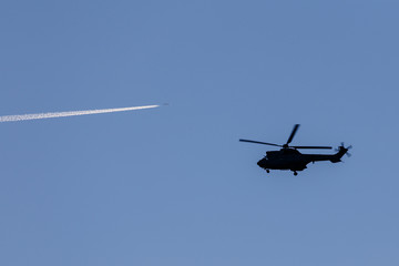 Fototapeta premium Helicóptero