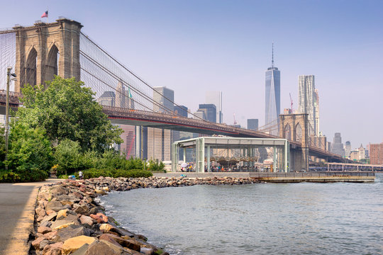 Brooklyn Park Under The Manhattan Bridge