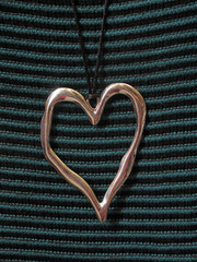 corazón de plata
