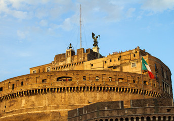 Fototapeta na wymiar Rome - Castel saint Angelo, Italy