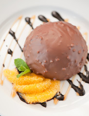 chocolate and orange croissant