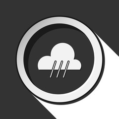 black icon with rainy and stylized shadow