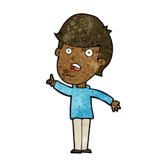 cartoon man asking question