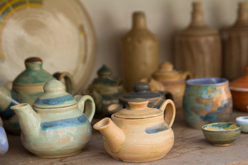 clay tea pots