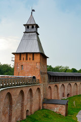 Veliky Novgorod, the tower of the citadel