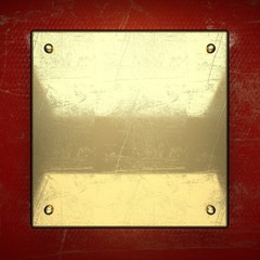 Fototapeta premium golden background painted in red