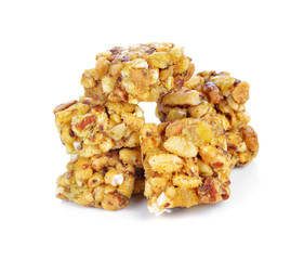 cereal bar isolated on white background