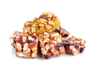 cereal bar isolated on white background