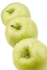 Green apples.