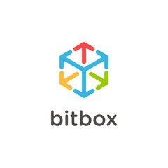 Smart Outline Box Icon logo