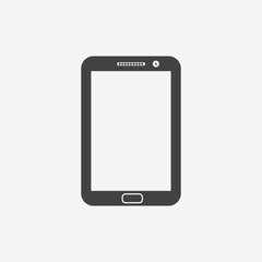 Tablet pc monochrome icon