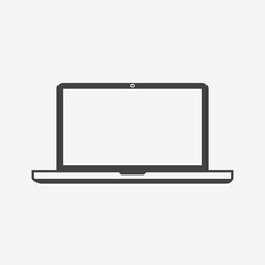 Laptop monochrome icon