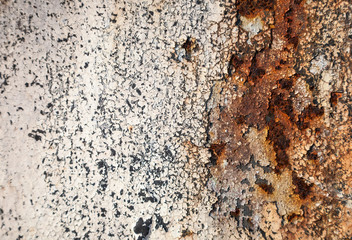 Grunge retro rusty metal texture or background