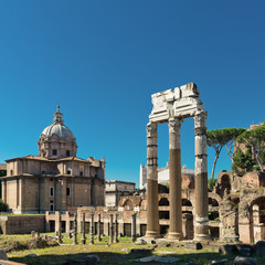 Roman ruins in Rome, Forum