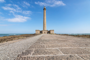 The old Lighthouse of Barfleur, France, Normandy 2015