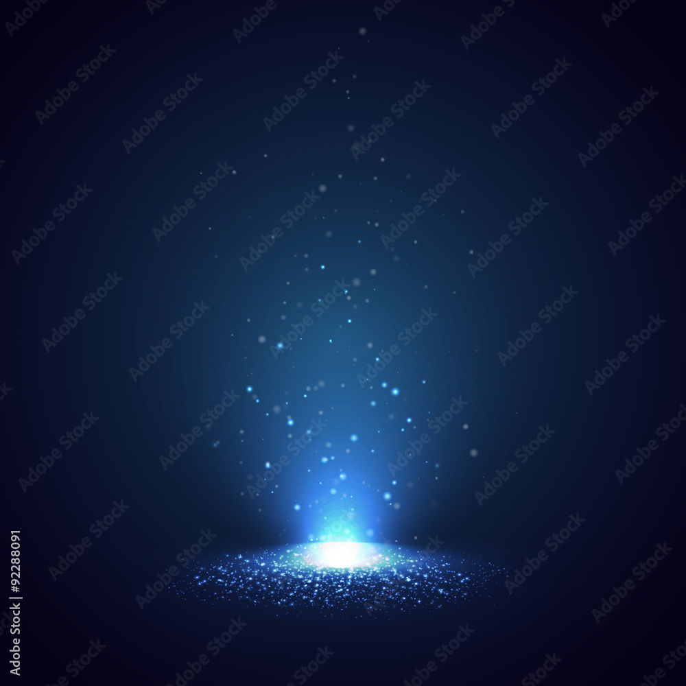 Canvas Prints Background with rays of light. Vector illustration 