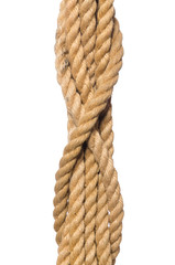 Rope isolated on the white background