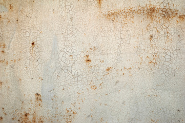 Texture of rusty metal wall