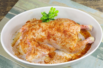 raw chicken
