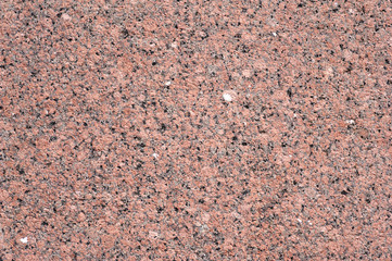 Texture of wall of polished pink granite