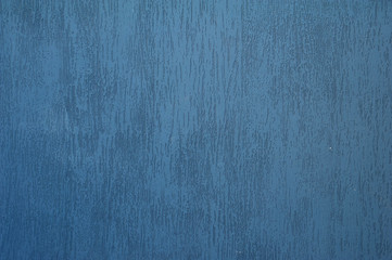 Texture of old wall covered with blue stucco