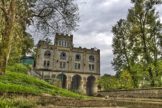 Pover plant in city of Ozalj