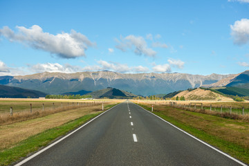 Landscape of South island, New Zealand