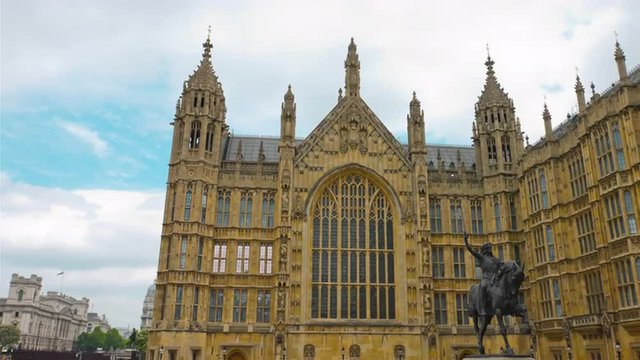 Westminster Palace beautiful architecture and sculpture