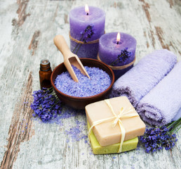 Fototapeta na wymiar lavender spa