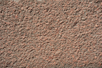Texture of wall of polished pink granite