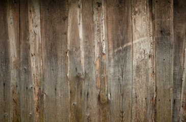 Texture of old gray fence
