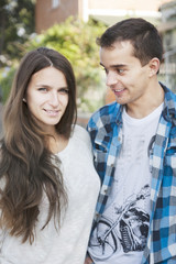 Fototapeta premium Young happy couple