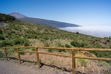 Fototapeta na wymiar Blick auf den Teide