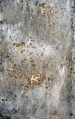 Texture of old wall covered with gray stucco