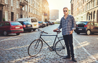 Man posing for camera