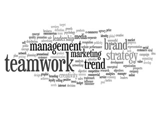 Conceptual business word cloud