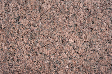 Texture of wall of polished pink granite