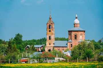 Church of Saints Boris and Gleb in Suzdal, Russia. 
