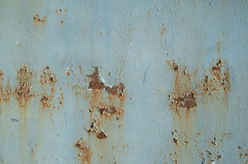 Texture of rusty metal wall