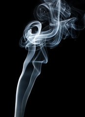 Abstract smoke swirls
