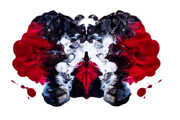 colorful inkblot test
