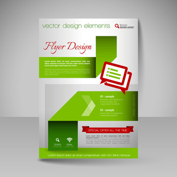 Site layout for design - flyer