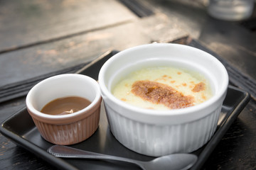 Homemade Organic Mashed Potatoes with gravy