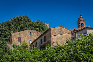 Fototapeta na wymiar small villages in Tuscany - Italy