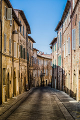 Naklejka premium small vilages in Tuscany - Italy