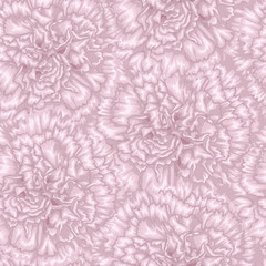 Beautiful seamless background with pink carnation.