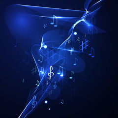 Fototapeta premium abstract music background