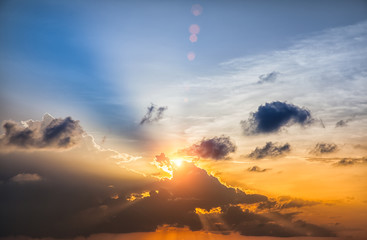 sunset sky