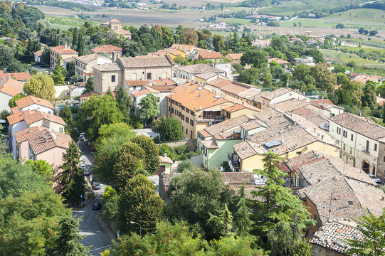 Panorama di Bertinoro (Forl&igrave;-Cesena)